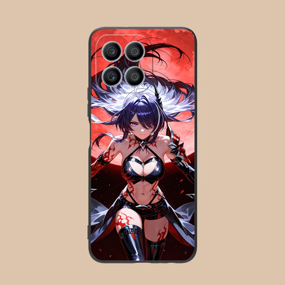 HSR Acheron Matte TPU Mobile Phone Case for Honor 90 80 70 60 50 30 20 10 9 8 7 Pro S SE Lite 5G Colorful Printing Cover