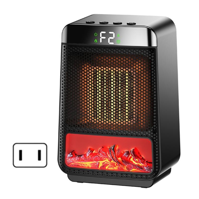 

Настольный электрический обогреватель с 2 скоростями, регулируемый, тихий, небольшой настольный обогреватель, быстро нагревающийся, для работы и чтения