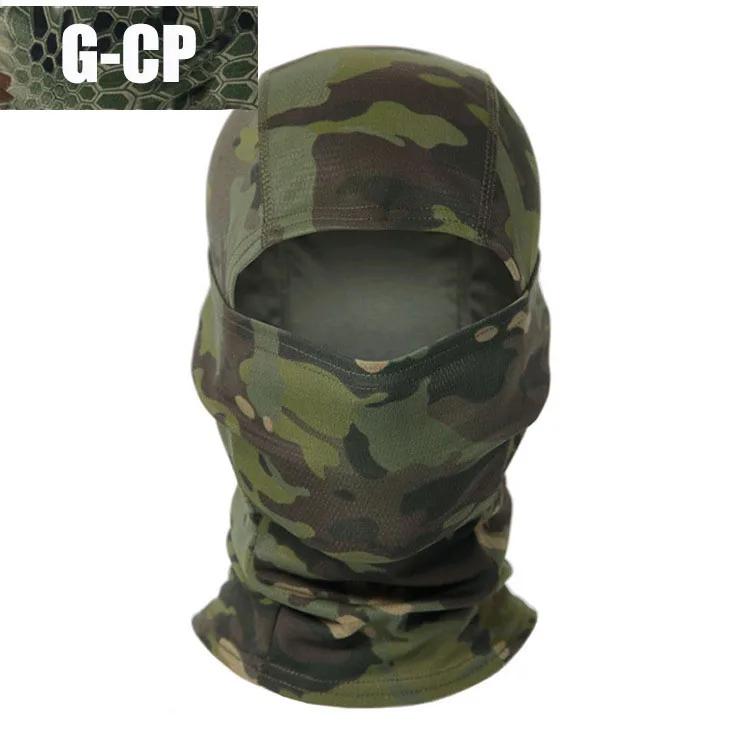 Camouflage Balaclava Hat Cycling Full Face Mask Outdoor Sports Hunting Hiking Ski Mask Motorcycle Helmet Inner Quick Drying Hat