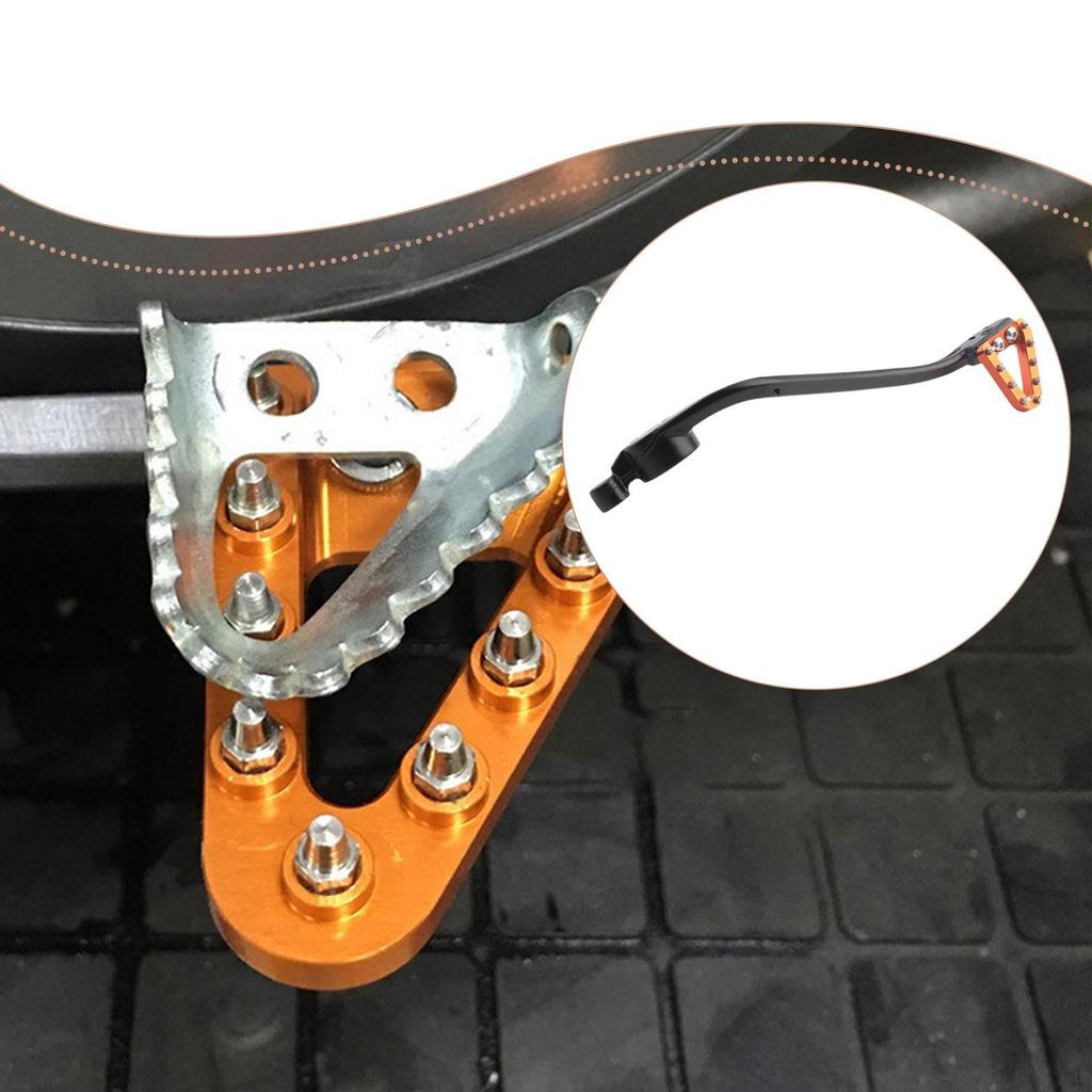 Motorcycle Rear Brake Pedal Foot Lever Accessories Spare Parts Premium Aluminum Alloy Replace for