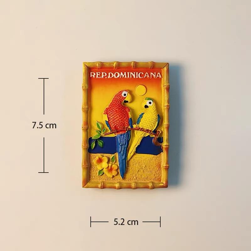Dominican Republic Travel Souvenir Refrigerator Magnet 3D Refrigerator Magnet Decorative Refrigerator Magnet