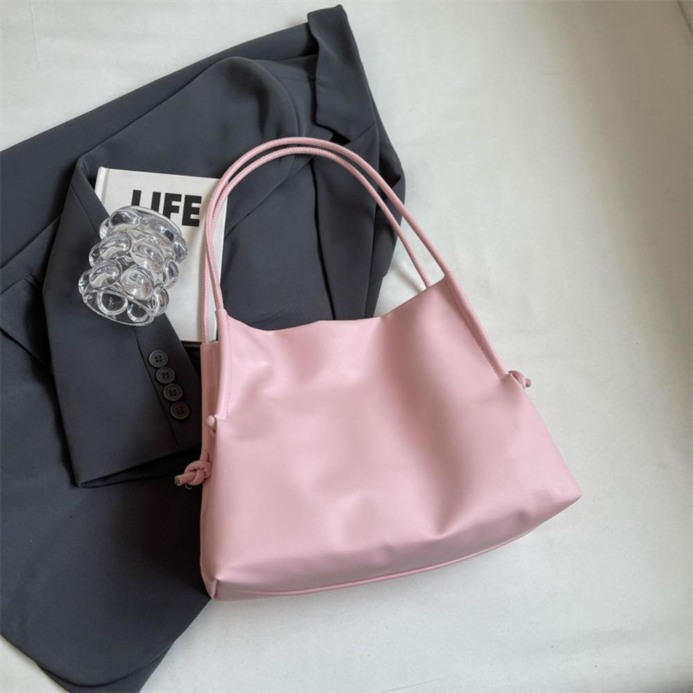 High Capacity Hand Bag Fashion PU Popular Tote Bag Trendy Temperament Shoulder Bag Female