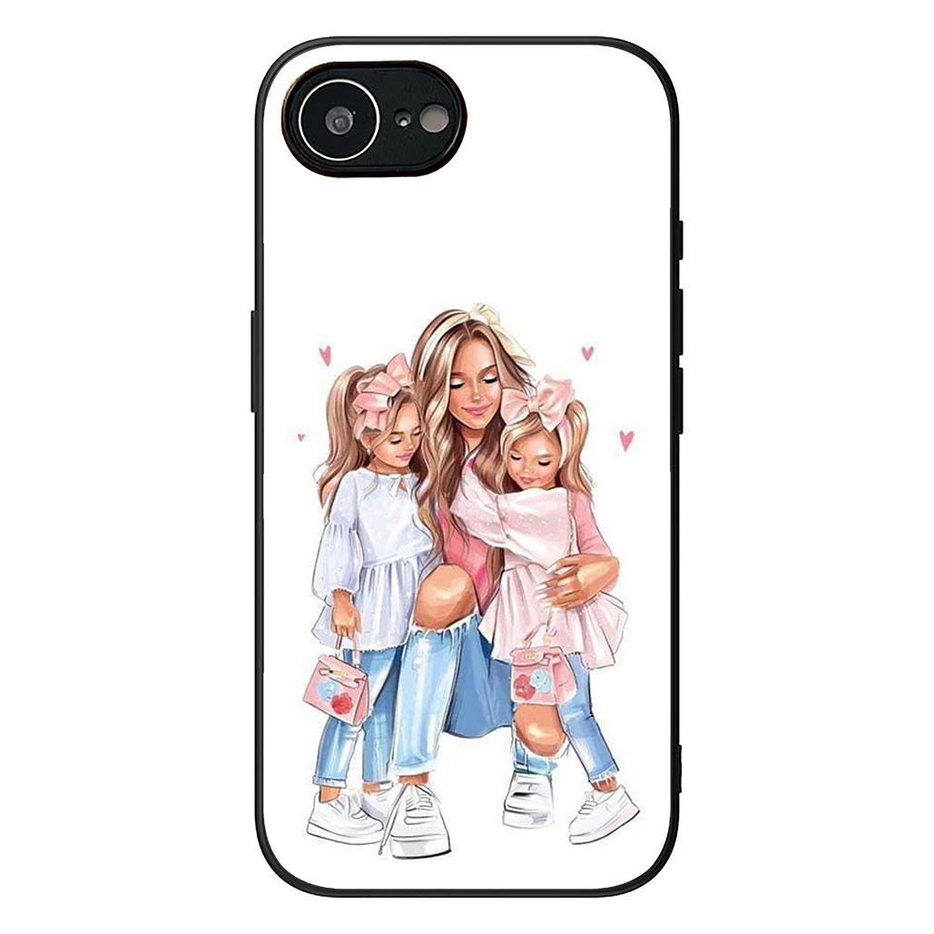 

Woman Baby Girl Mom Family Boy Phone Case for Samsung Galaxy S25 Edge S24 S23 FE Plus Ultra A16 A15 A55 A57 5G Cover Casing Galaxy S24 Ultra