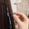 Multi-strand Braid Buckle 10Pcs Hair Buckles, Feather Style Dreadlocks Accessories, Alloy Bohemian Clip Open Design Clips for Thin Thick Multi-Strand