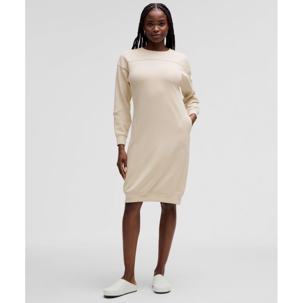 

Lululemon Softstreme Midi Dress White Opal 6