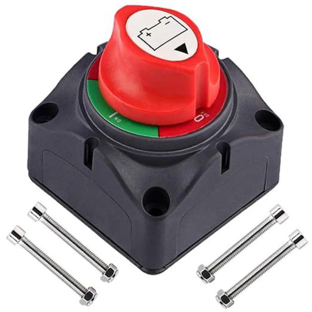2 Position Battery Disconnect Switch 2 Pin Rotary Switch Battery Selector Switch For Marine