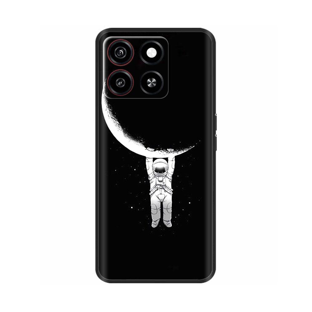 For ZTE Blade A35 Case For ZTE Blade A55 Cover Fashion Flower Slim Soft Silicone Phone Cases for ZTE A35 A 35 Fundas TPU Coque