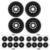 Remote Control Crawler Rubber Car Orange Tires 120*72*69mm 4pcs Replacement for    Hpi     Mk2     1Celsius10 Remote Control Ca