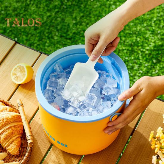 Ice Bucket Ice Cube Tray with Lid & Bin Efficient Ice Making Mold for Freezer Easy Release Reusable Ice Cube Maker for Drinks Coffee