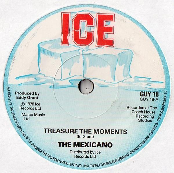 

7-дюймовая пластинка MEXICANO Treasure The Moments GUY18 Ice 1978 UK SoulFunk Б/у
