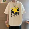 Pure Cotton Loosefitting Shortsleeved Tshirt for Unisex New Summer Style Roundneck Boys Halfsleeve American Casual Tshirt