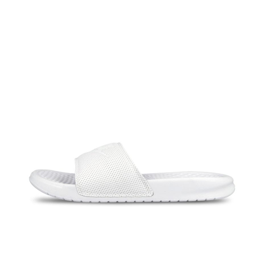 Nike Benassi JDI Sport Casual Rubber Slide Sandals Men Footwear White 801779-114 38.5