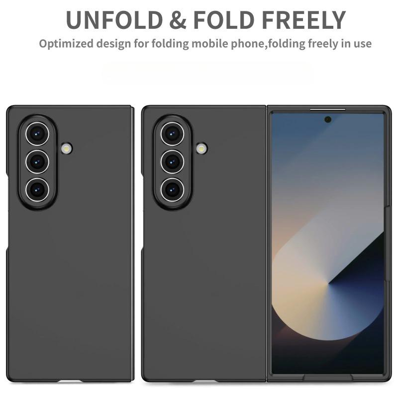 Ματ Απλή Σκληρή Θήκη Τηλεφώνου για Samsung Galaxy Z Fold 7 Fold6 Fold5 Fold4 Fold3 Προστασία Μονόχρωμο Πίσω Κάλυμμα