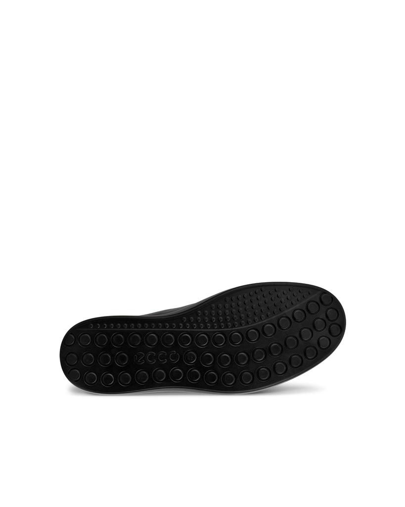ECCO Classic Genuine Casual 3E Sneakers, Leather, Men's Sneakers, 53734402001, BLACK, 25.5 Cm,