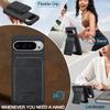 LC.IMEEKE L3 For Google Pixel 10 Pro XL Magnetic Case Detachable Card Holder Leather TPU Mobile Cover