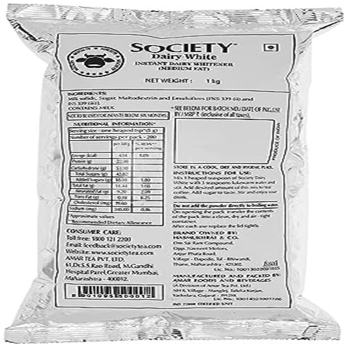 

Society Dairy White Мгновенный молочный отбеливатель в порошке для чая, кофе, десертов и напитков. Мягкий вкус. Упаковка 1 кг