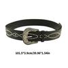Punk Style Studded Belt Premium PU Leather Adjustable Fashion Accessory For Men And Women