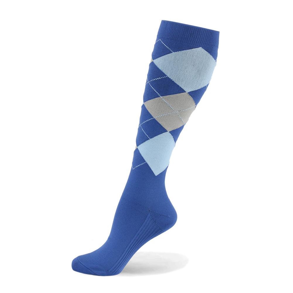 

Casual Pressure Socks Compression Socks Sports Compression Socks Rhombus Elastic Socks L/XL