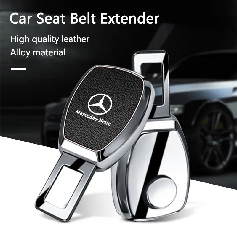 Car Sticker Car Seat Belt Clip Extender Metal Badge Lock Buckle For Mercedes Benz AMG W203 W206 W220 W205 W211 W212 W201 W210 W1