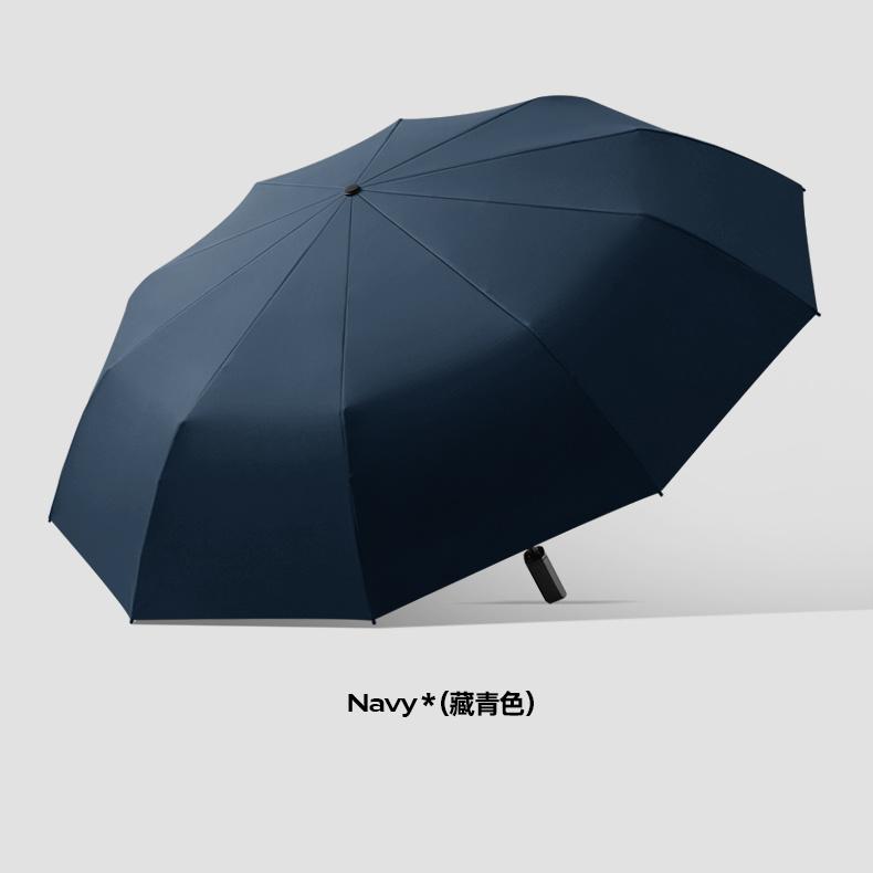 Mido Triple Fold Manual Umbrella, Reinforced Double Umbrella, Aluminum Alloy Wind resistant Umbrella, Large Umbrella