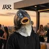 Unique Prank Gift for Adults Funny Fish Head Mask, Realistic Latex Carp Cosplay Prop, Animal Interactive Live Broadcast Mask Party Prank, Trick