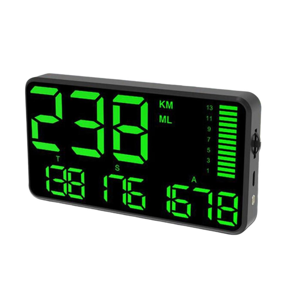 Buy 5.5 Inch GPS Head Up Display Speedometer Windshield Project 5V Plug ...