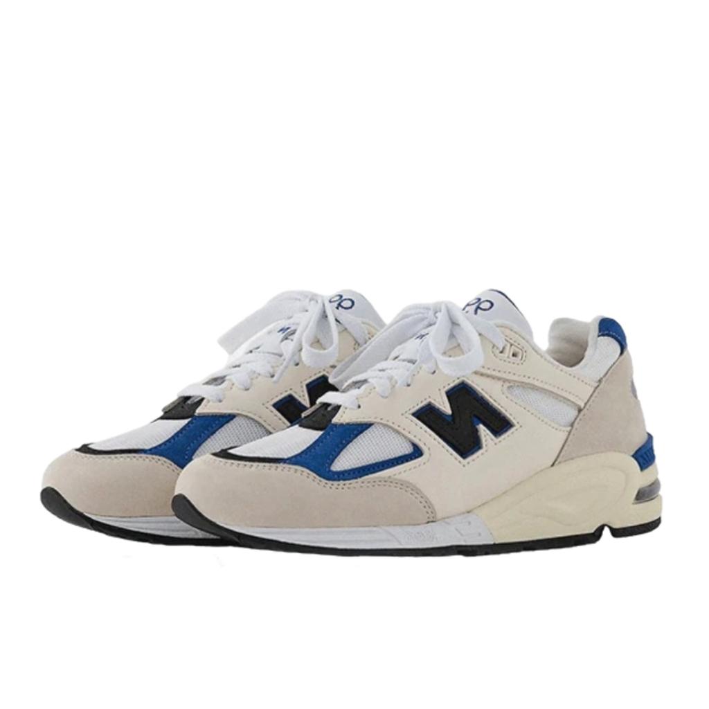 New Balance 990 V2 Made In USA White Blue