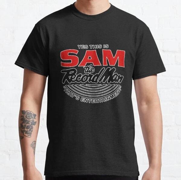 Sam Was The Rec0rd Man Classic Christmas Gift Made in USA T-Shirt S-3XL M