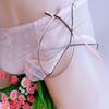 Men Frilly Lace Ruffle Sissy Pouch Panties Japanese Maid Cosplay Crossdress Lingerie Mesh Transparent Briefs Mtf Sweet Underwear