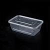 Steel Rectangular Disposable Plastic Food Containers, 750ml (300 Count)