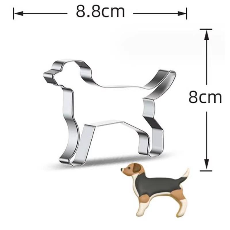 

Милый домик для собак, костяная лапа, металлическая формочка для печенья, кухонная утварь, форма для печенья, инструменты для помадки, форма для выпечки своими руками