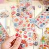 Japanese Theme Puffy Stickers 3D Sushi Dessert Mountain Stickers Kawaii Goldfish Colorful Mini Decals for Scrapbooking DIY Projects Laptop Decorations