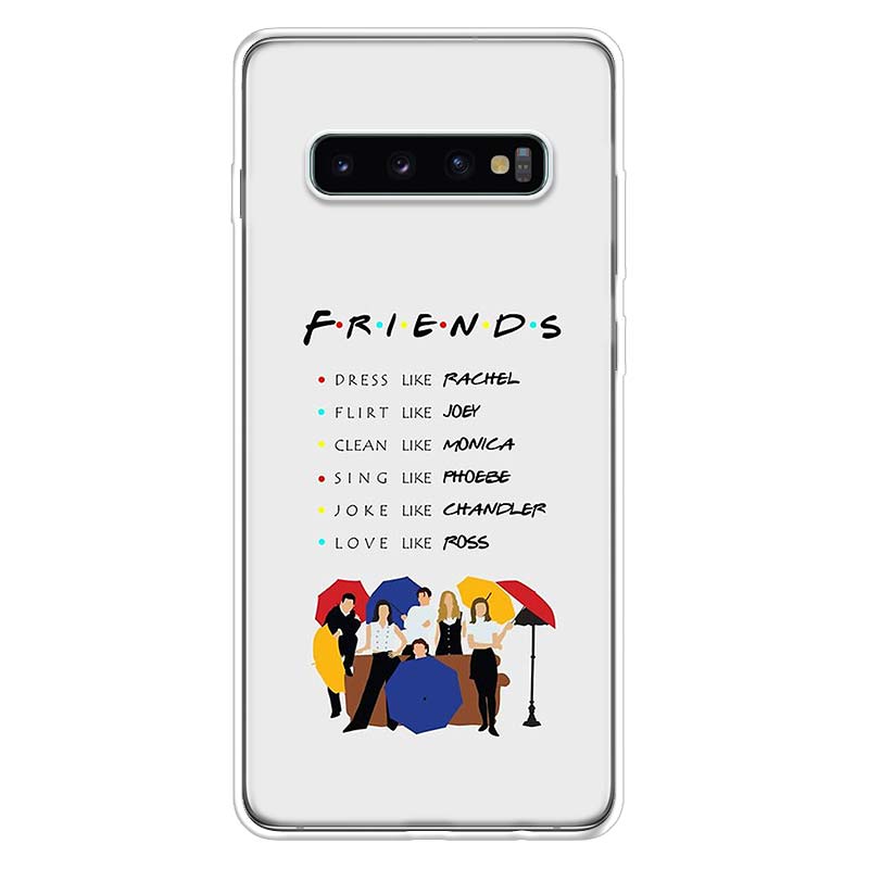 Friends TV Show Series Sitcom Phone Case For Samsung Galaxy S26 S25 Edge S24 S23 Ultra S22 Plus S21 S20 FE Soft TPU Back Cover F