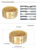 European & American Titanium Steel Men's Fish Scale Bracelet