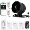 KERUI 120db Loud Sound Alarm System Siren Tuya Smart WIFI Wireless Security Alarm Kit Home Burglar Motion Door Sensor Alexa