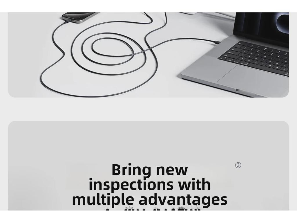 Anker 2-in-1 Dual Type-C 140W Schnelllade-Datenkabel A8895