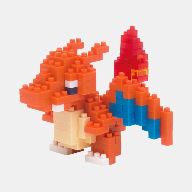 [Bandai] Pokemon Charizard Nanoblock Miniature Building Set by Bandai
