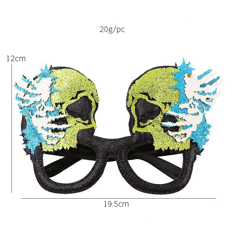 New Halloween Glasses Children's Funny Party Costumes Photo Prop Decorative Goods Skull-and-pumpkin Ghost Day Party