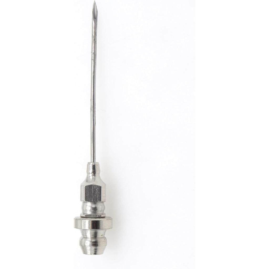 5-Pack 18 Gauge Grease Gun Needle Tips for Sealed Bearing | tight space injection, portable needle injector, bearing lubrication use, grease gun