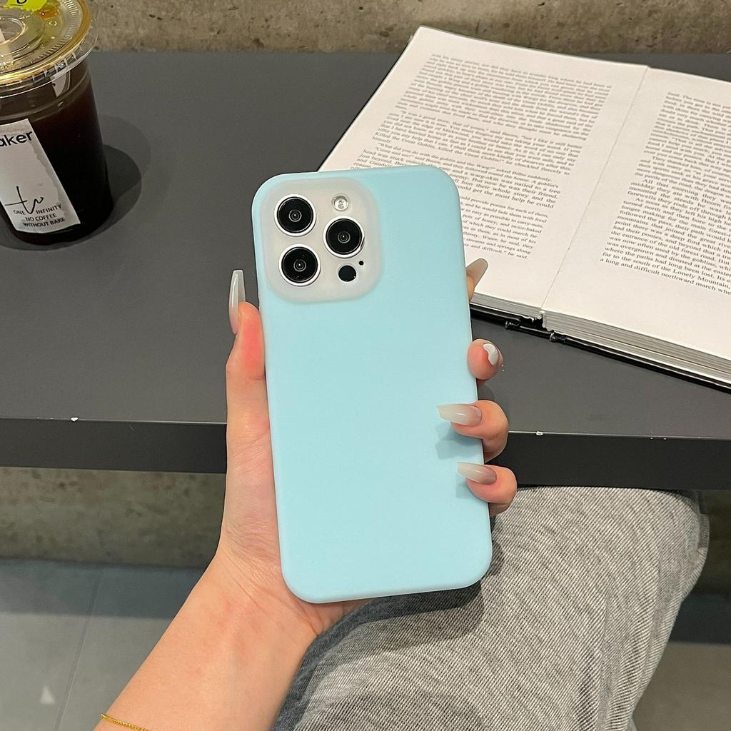 Applicable To Apple 16 Mobile Phone Case Dopamine Jelly IPhone 15 Liquid Silicone 14 Lens Anti Fall Protection Case 13