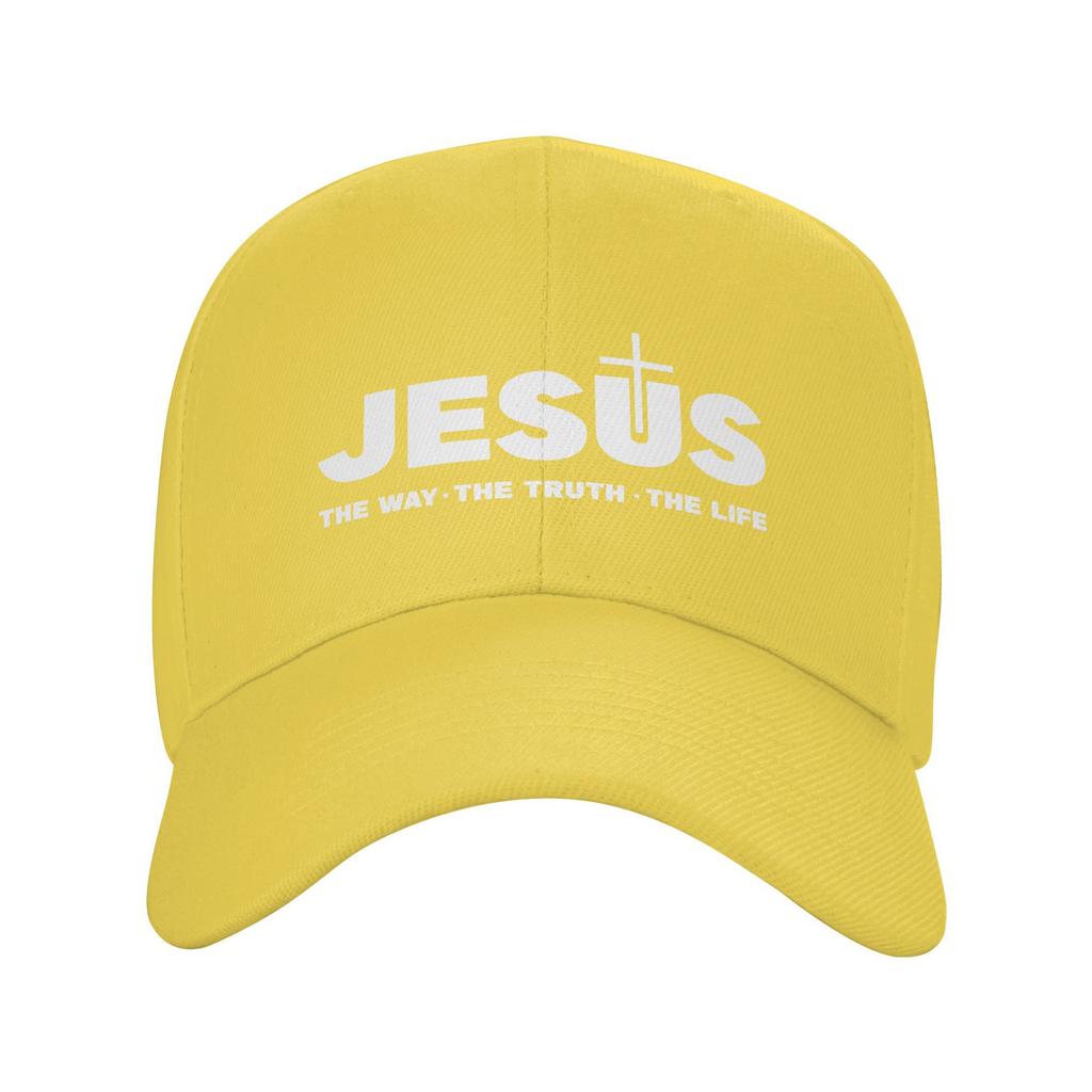 Custom Classic Jesus Christ The Way The Truth The Life Baseball Cap Unisex Women Adjustable Religion Christian Faith Dad Hat Sports
