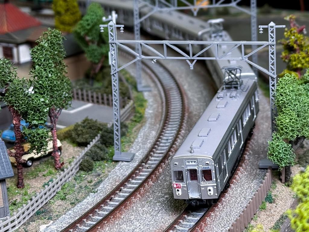 Tomytec Railway Collection Railway Collection Tokyu Corporation 7200 Series Toyoko LineNon-Air Conditioned Car 4-Car Set Diorama Supplies 334330