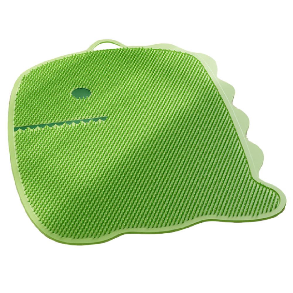 Dinosaur Shape Exfoliating Foot Pad Non-slip Shower Foot Scrubber Bath Massage Mat  Bathroom
