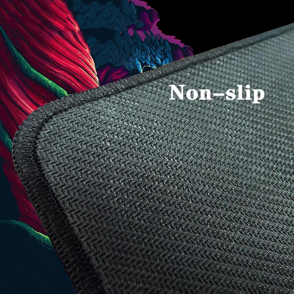 Anime Monster Mouse Pad Large laptop monitor MousePad phone XXL Gaming Rubber tablet Lock Desk Mat Computer Gamers work office
