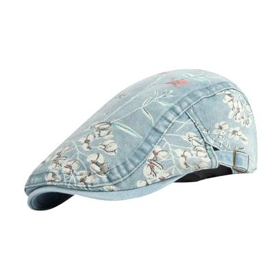 Buzz Selection CAP516 Atmungsaktive Jagdkappe mit Blumendruck für Outdoor und (Hellblau) - Aktivitäten, Angeln, Golf.