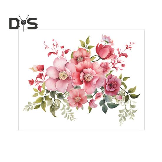 

Красный цветок стикер для унитаза Съемный самоклеящийся водонепроницаемый ПВХ Гостиная Ванная комната Настенное искусство Цветочная крышка унитаза Украшение Наклейка Little Flower