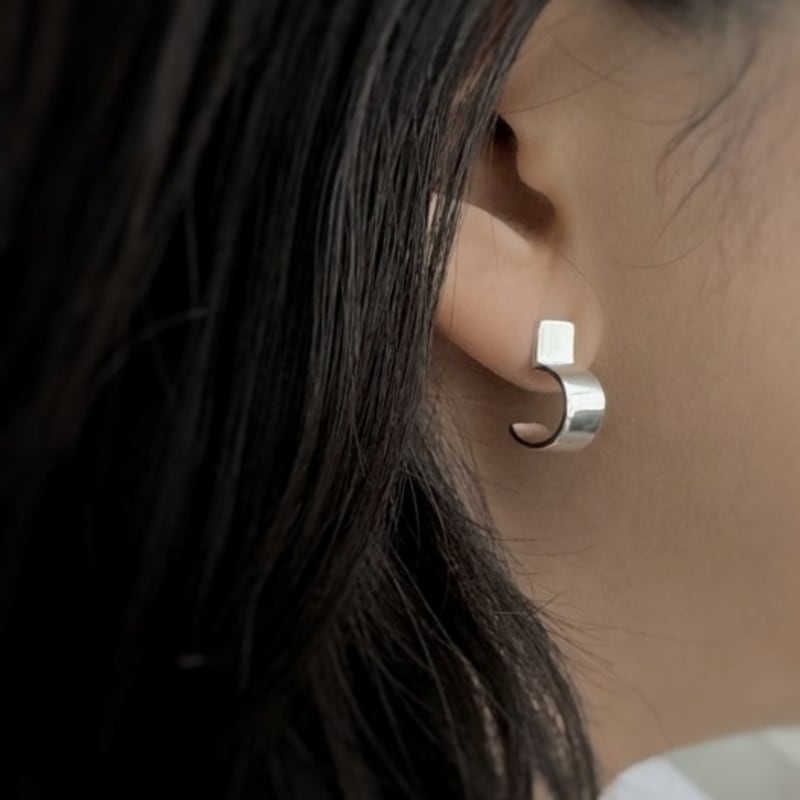 THE BORING Diagram Earrings