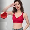 Thin Lingerie for Women Anti-sagging Seamless Bra Breathable Fixed Cup One-piece Bra Push Up Bra