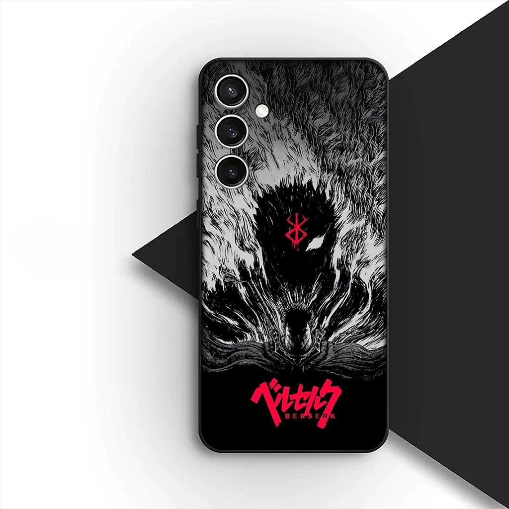 Phone Cover for Samsung Galaxy S22 S21 S20 FE Ultra Plus A07 A17 A15 A16 A25 A57 A37 Soft Silicone Case Berserks Poster Guts
