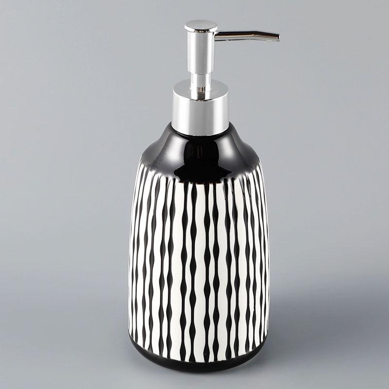550ml Dispenser Ceramic Lotion Press Bottle Hotel Home Stay Shampoo Bath Gel Separate Bottles Dispenser Soap Bathroom